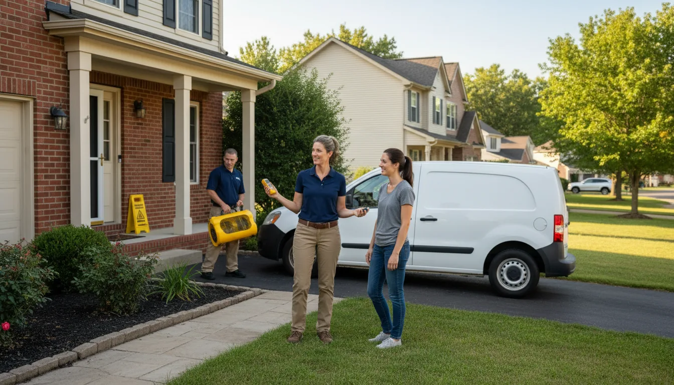 Residential water damage restoration in Long Branch, NJ